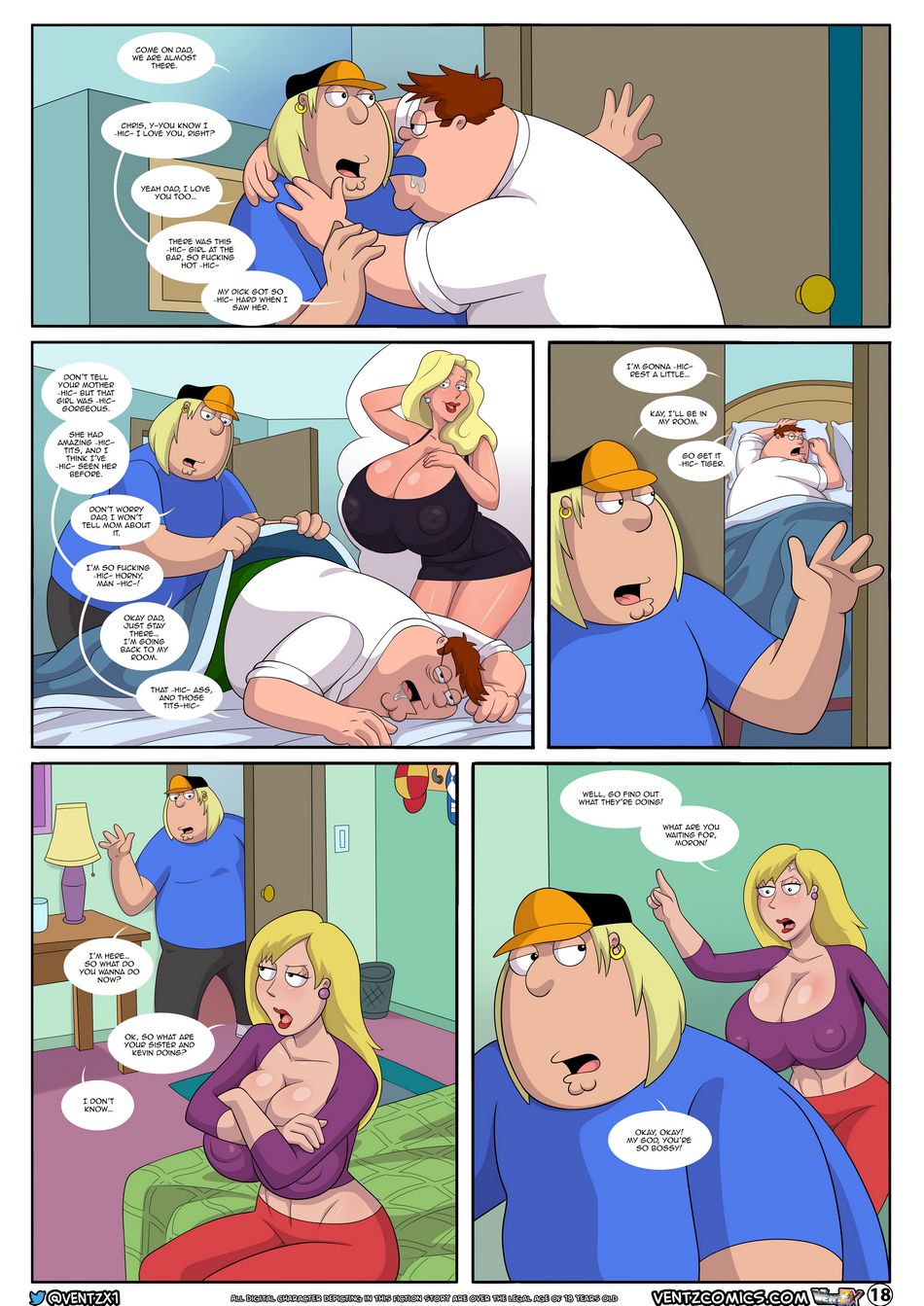 Quahog Diaries 3 - Arabatos page 18 hentai porn comic manga doujin